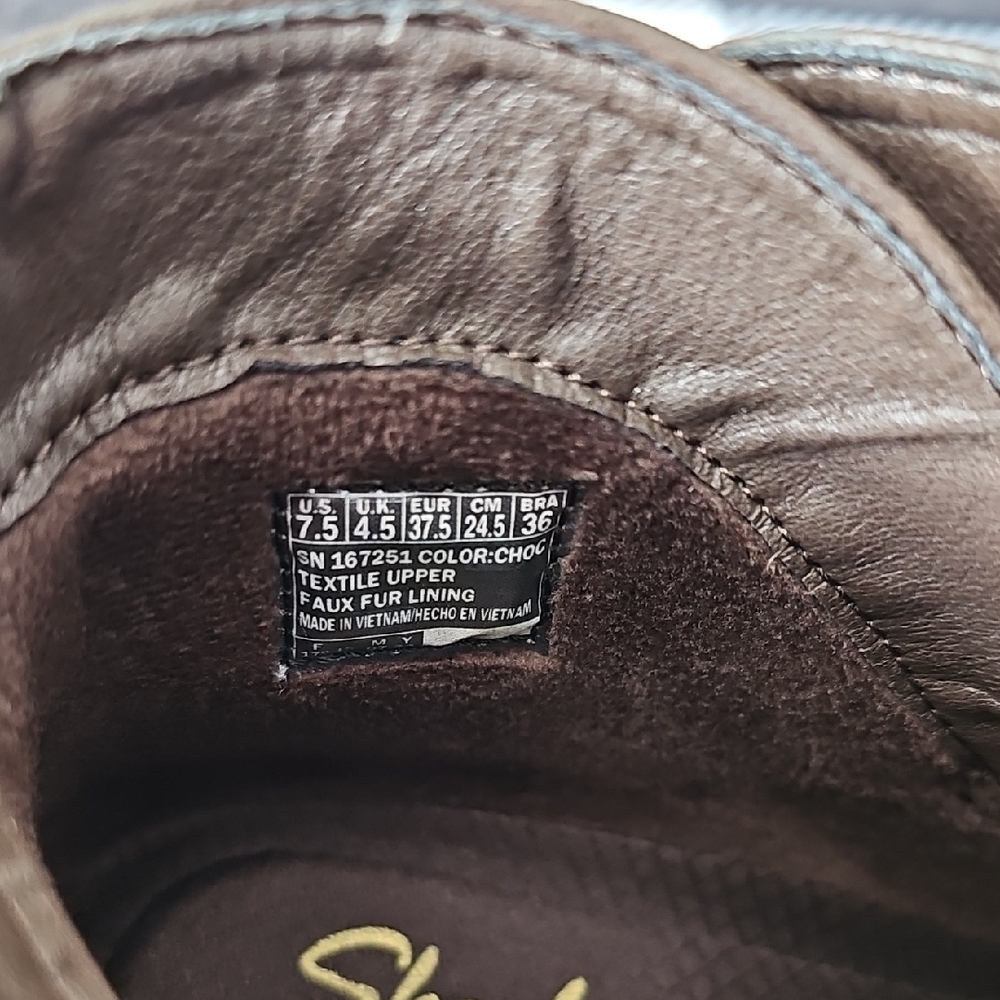 Skechers Dark Brown Ankle Booties - Picture 6 of 8
